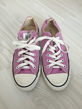 Orijinal Converse All Star Kısa Mor Ayakkabı