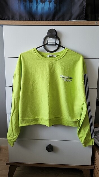 Lcw Lime Crop Sweathirt