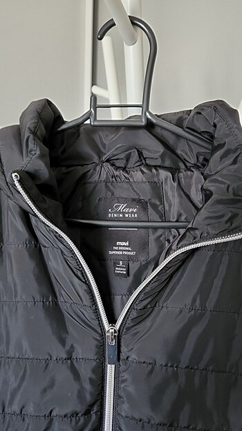 Mavi Jeans Mavi Siyah Şişme Kışlık Mont