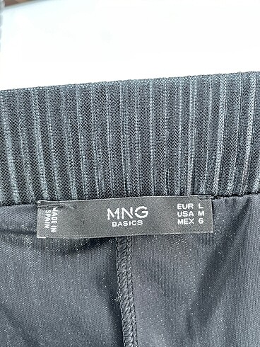 l Beden siyah Renk Mango Midi Etek %70 İndirimli.