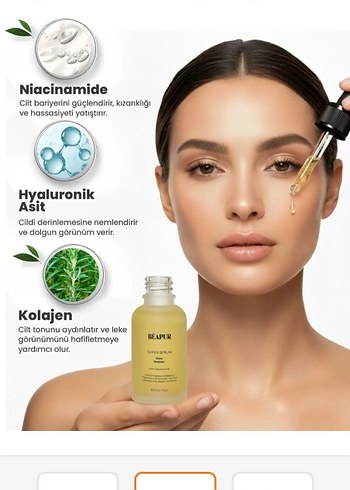 Beapur Süper Serum 30ml - Kırışıklık Karşıtı - Görsel 2
