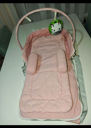 BabyJem Pembe Puantiyeli Bebek Çantası