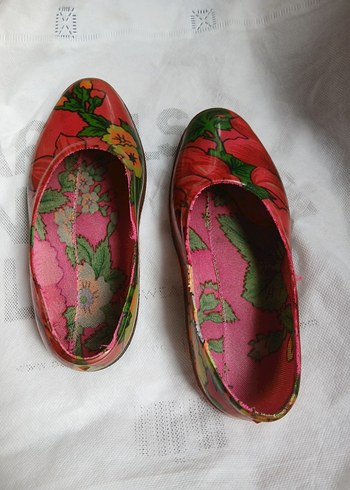 Pembe Çiçek Desenli çocuk yemeni - Görsel 2