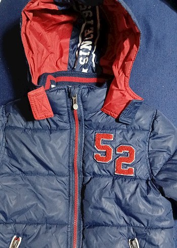 Lacivert Erkek Çocuk Fermuarlı Mont - Görsel 2