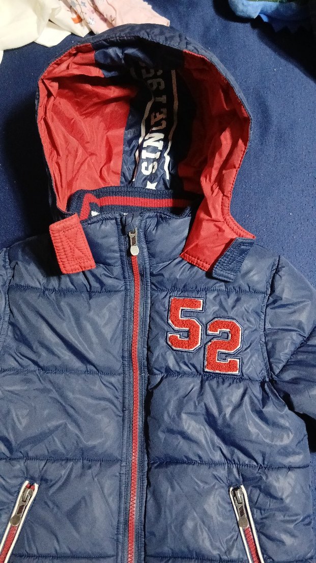 Lacivert Erkek Çocuk Fermuarlı Mont - Görsel 2