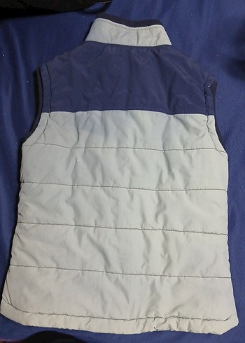 Erkek Gri Kolsuz Yelek - Görsel 3