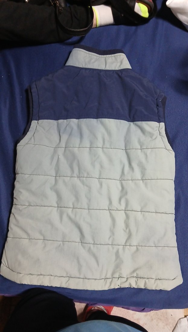 Erkek Gri Kolsuz Yelek - Görsel 3