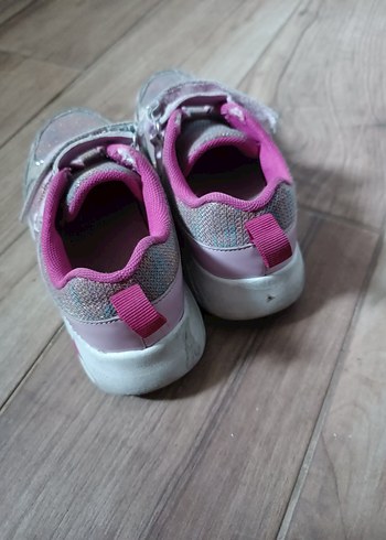 29 Beden pembe Renk Kız Çocuk Pembe Bağcıksız Spor Ayakkabı