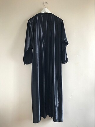 xxl Beden siyah Renk İpek taşlı kaftan