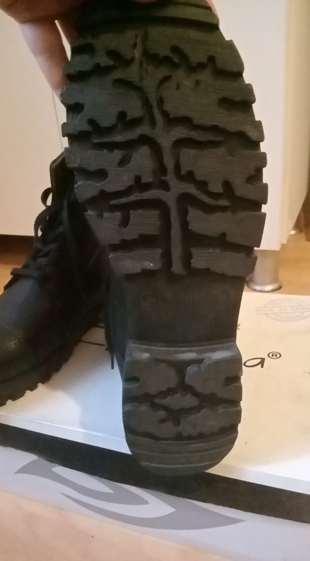 Siyah deri çavuş botu - Görsel 4