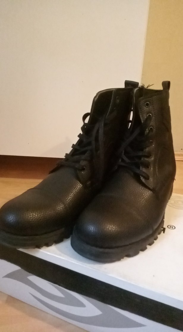 Siyah deri çavuş botu - Görsel 5