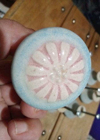 Pastel Turkuaz Seramik Dolap Kulpları - Görsel 5