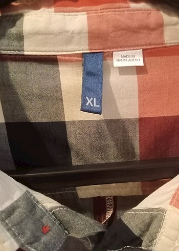 H&M ekoseli gömlek - Görsel 3