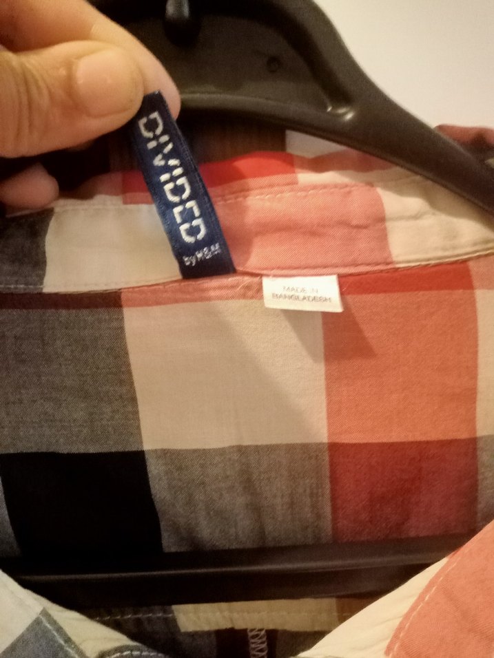 H&M ekoseli gömlek - Görsel 4