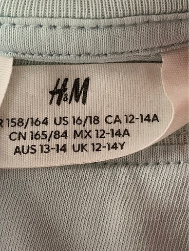 13-14 Yaş Beden H&M erkek çocuk tshirt