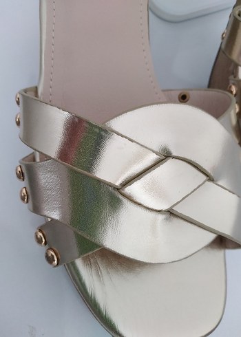 polaris gold topuklu sandalet sıfır ürün - Görsel 6