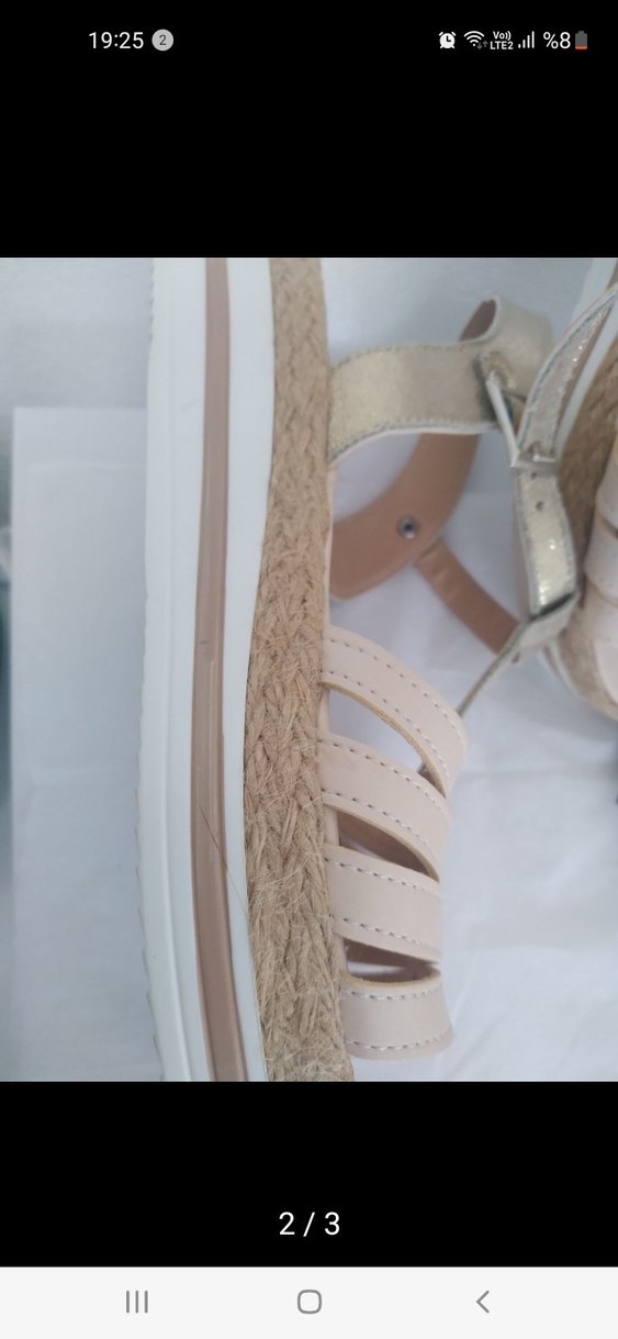 polaris Dolgu Topuklu Kadın Sandalet - Görsel 2