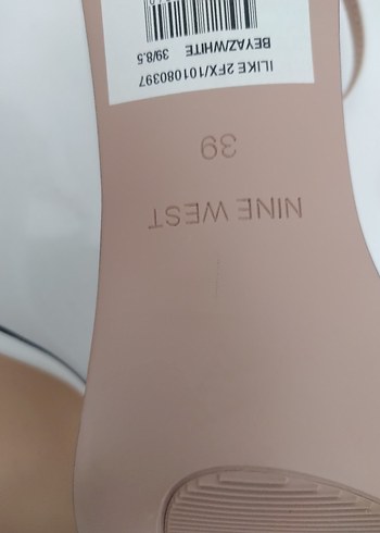 Nine west orjinal sıfır ürün BeyazTopuklu Kadın Ayakkabı - Görsel 7