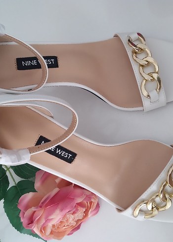 Nine west orjinal sıfır ürün BeyazTopuklu Kadın Ayakkabı - Görsel 2