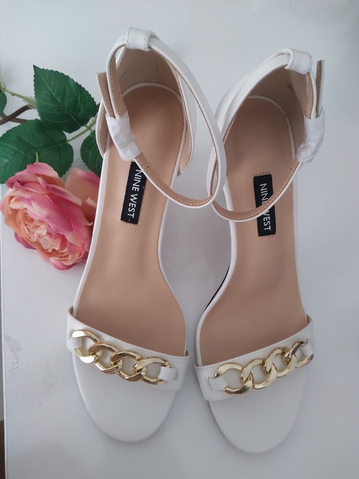 Nine west orjinal sıfır ürün BeyazTopuklu Kadın Ayakkabı - Görsel 3