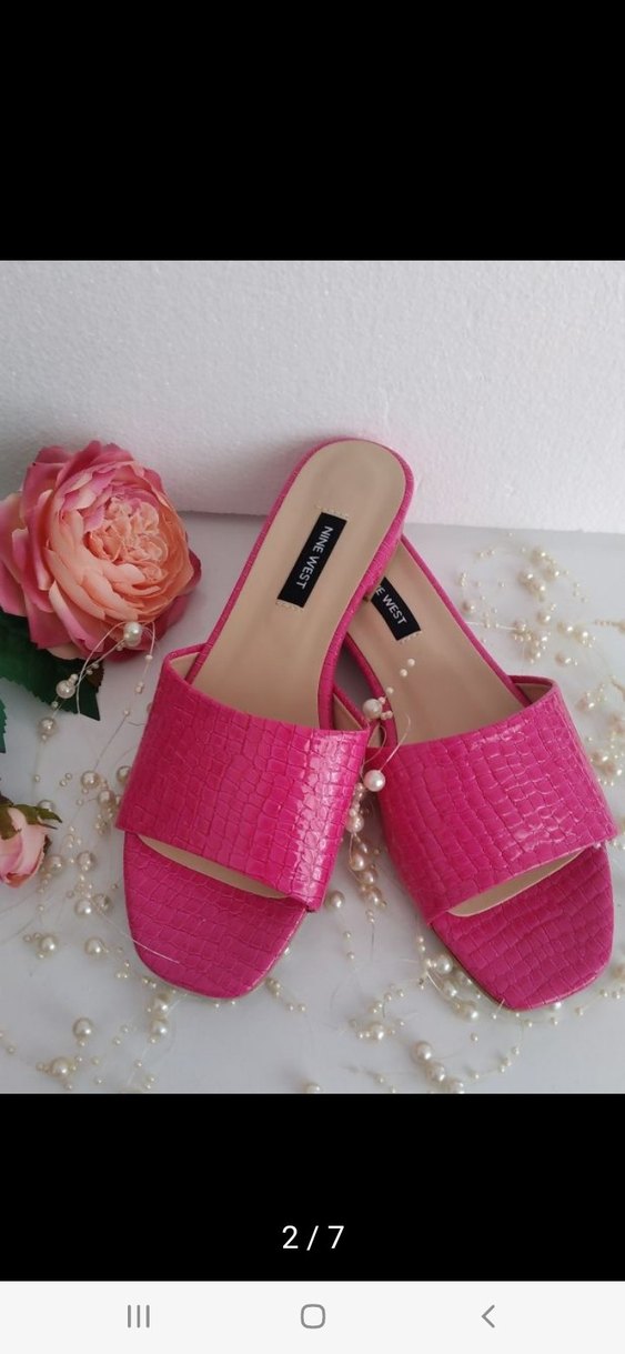 Nine west orjinal sıfır terlik - Görsel 2