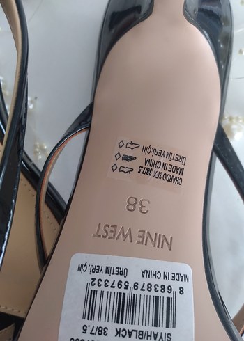 Nine West Nine West Siyah Topuklu Kadın Terlik
