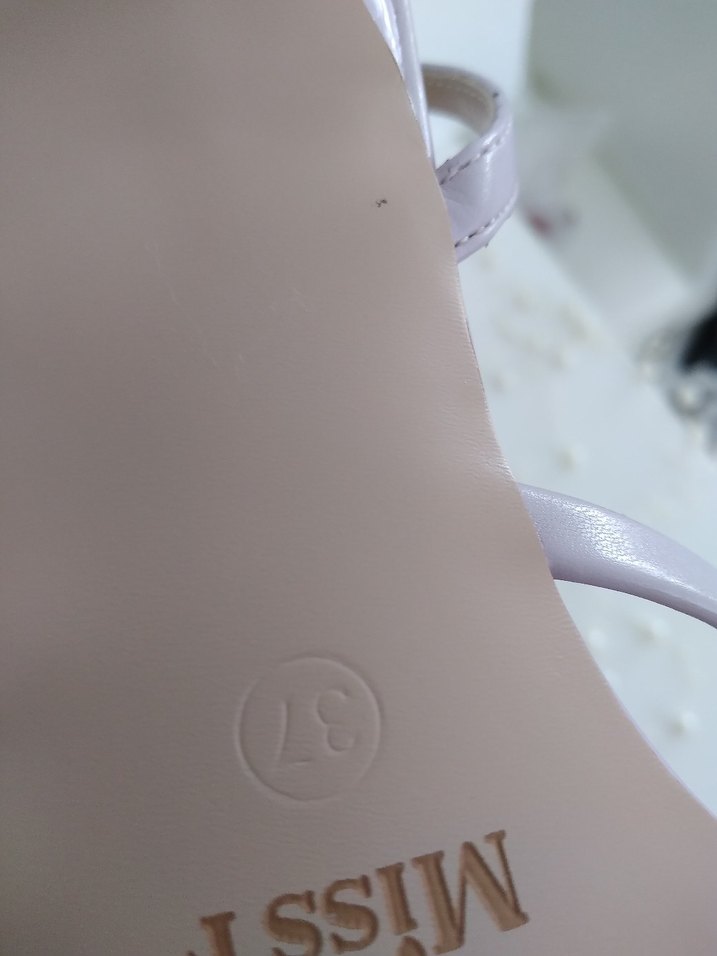 Lila Topuklu Sandalet sıfır ürün - Görsel 4