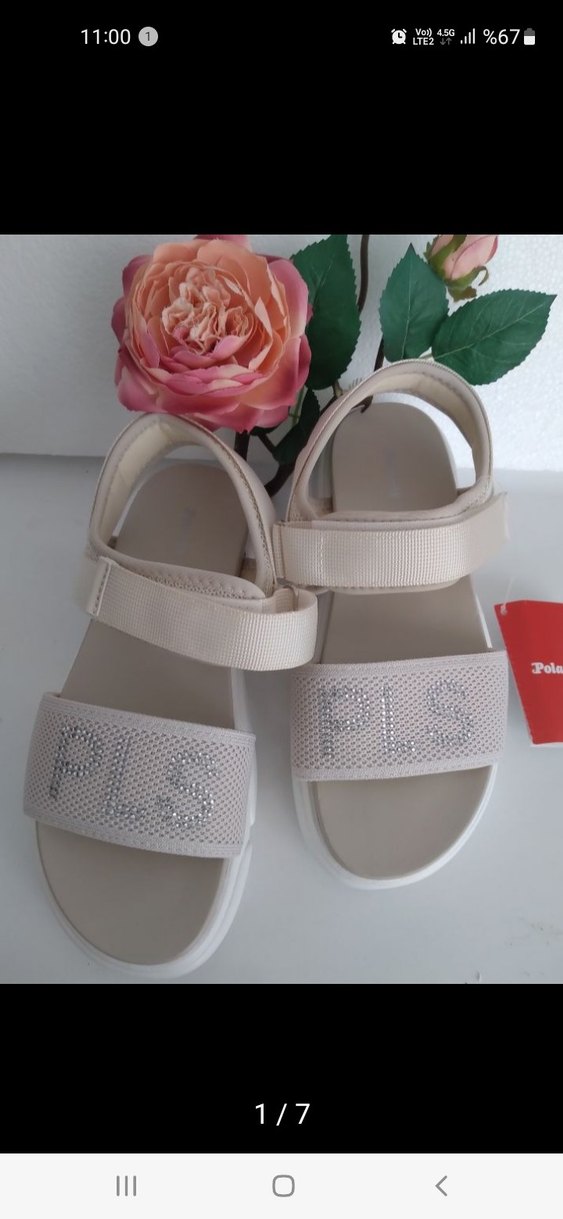 polaris Platform Sandalet **sıfır ürün - Görsel 3