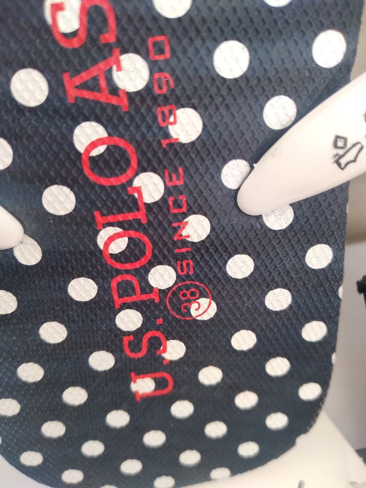 U.S Polo Parmak Arası Plaj Terlik puantiyeli  ve plaj pestemal - Görsel 4