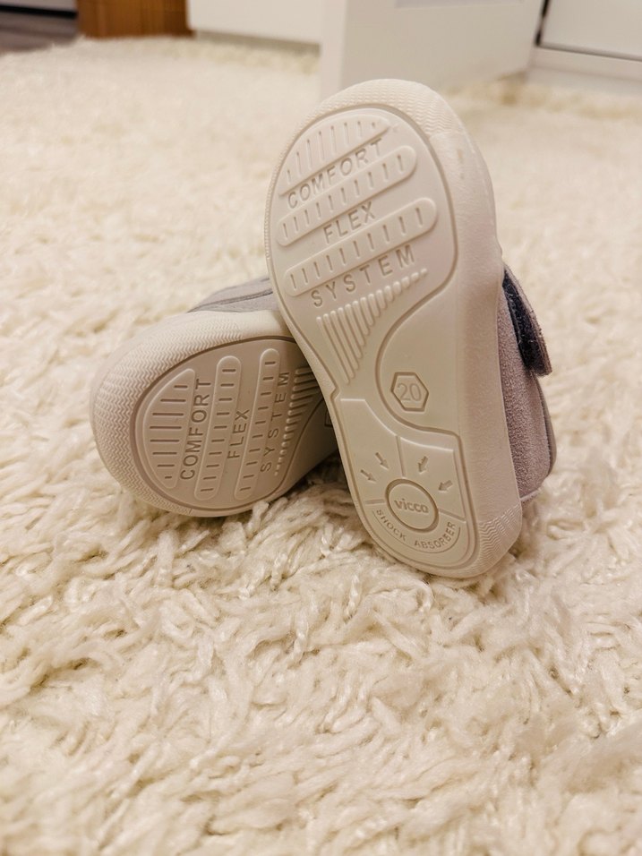 Vicco Gri Erkek Bebek İlk Adım Ayakkabısı - Görsel 2