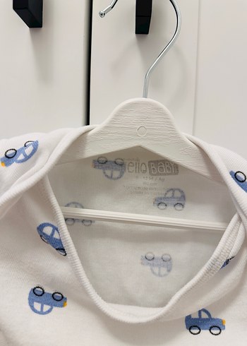 Uzun Kollu Pamuklu Erkek Bebek Body - Görsel 2