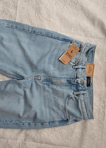 Polo Ralph Lauren Acik Mavi Denim Jean