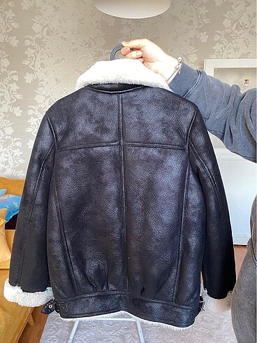 s Beden siyah Renk Zara biker kaban