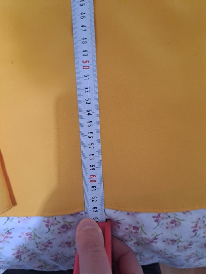 Sarı V Yakalı Kadın Bluz - Görsel 5