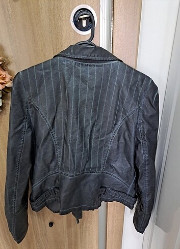 Vintage Deri Ceket - Görsel 3