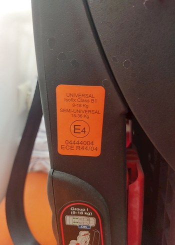 Kırmızı Gri Çocuk Oto Koltuğu - Görsel 6