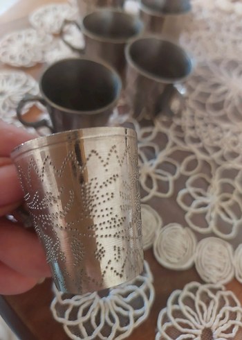 Gri Nakışlı Metal zemzem  Seti - Görsel 7