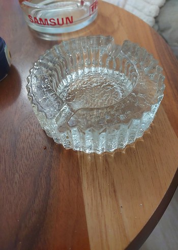 Beyaz ve Şeffaf Klasik Küllük Seti - Görsel 5