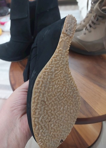 Süet Dolgu Topuklu 2adet Kadın Bot - Görsel 7