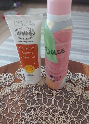 ERSAG Gündüz Bakım Losyonu ve DOLCE Bella Vücut Spreyi - Görsel 2