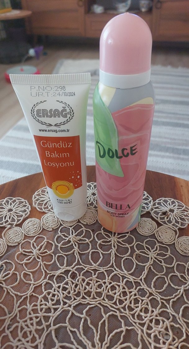 ERSAG Gündüz Bakım Losyonu ve DOLCE Bella Vücut Spreyi - Görsel 2