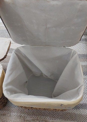 Kahverengi Hasır Saklama Sepetleri - Görsel 3