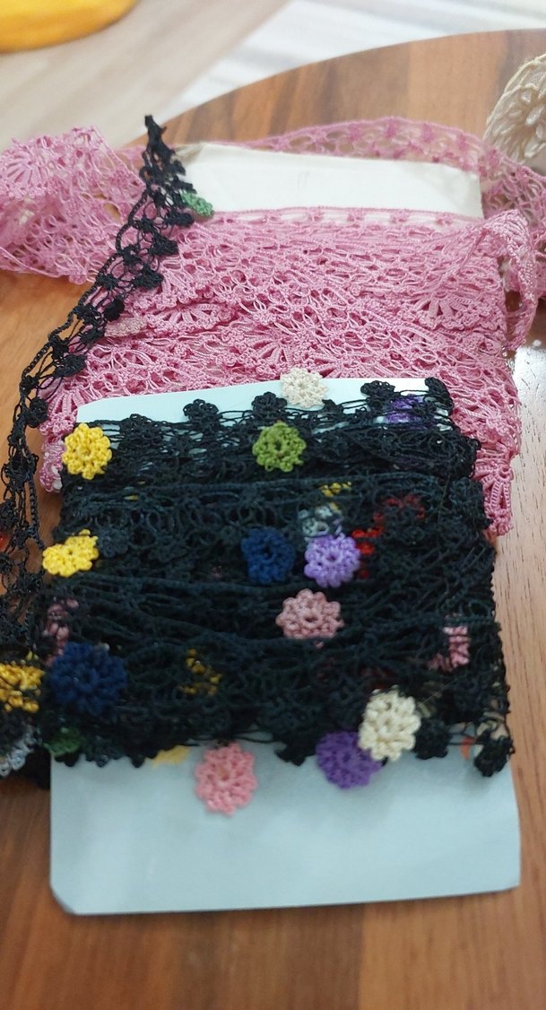 Bohem Mor Dantel Şerit - Görsel 4