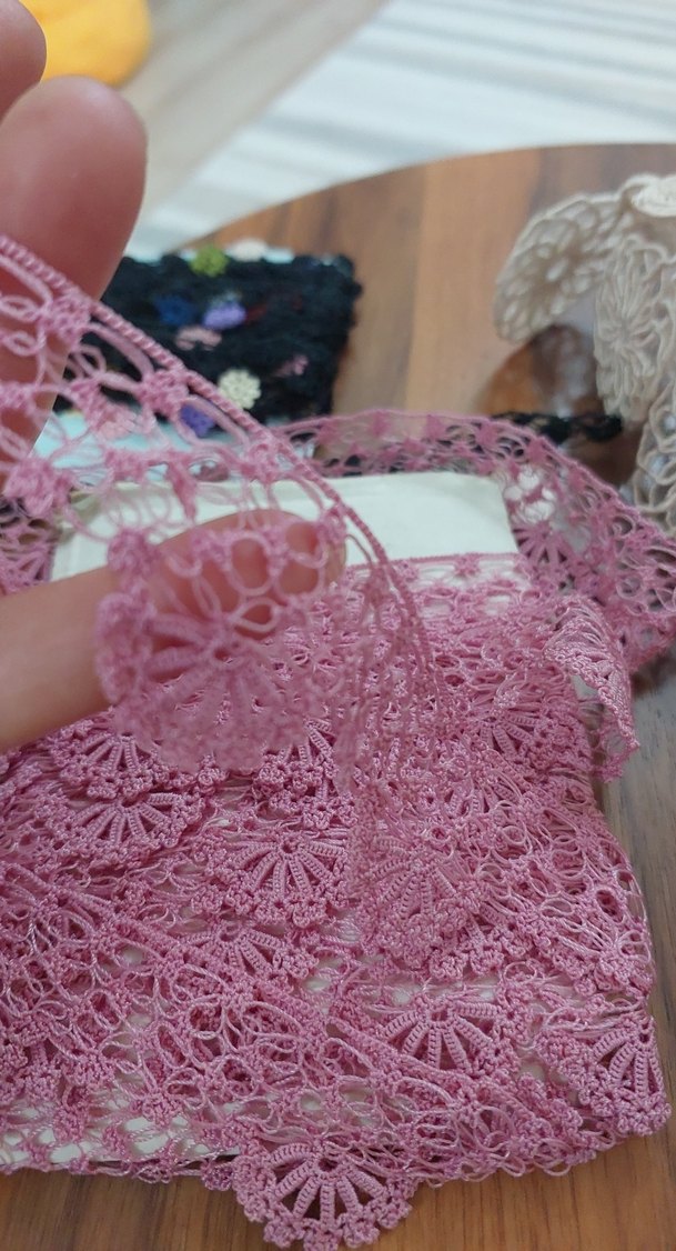 Bohem Mor Dantel Şerit - Görsel 3