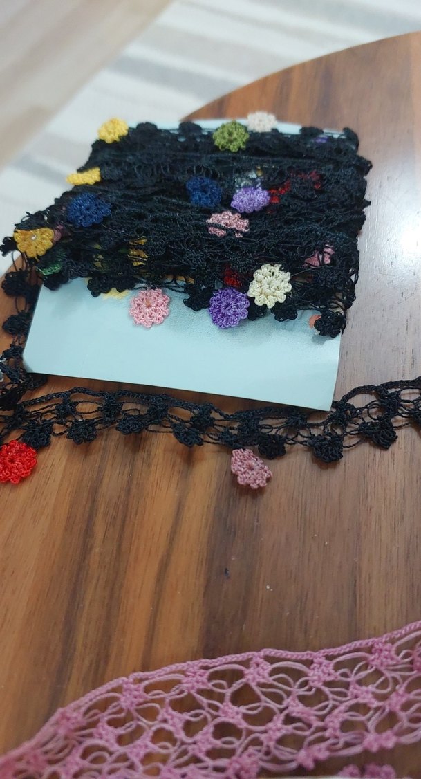 Bohem Mor Dantel Şerit - Görsel 2