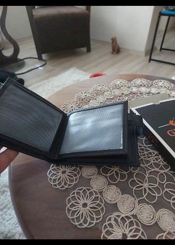 Siyah Baskılı Erkek Cüzdanı - Görsel 4