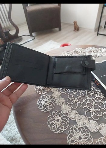Siyah Baskılı Erkek Cüzdanı - Görsel 5