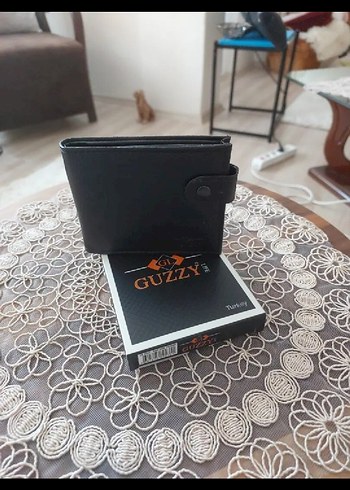 Siyah Baskılı Erkek Cüzdanı - Görsel 2