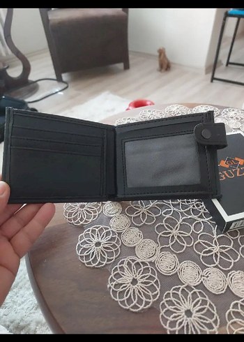 Siyah Baskılı Erkek Cüzdanı - Görsel 3