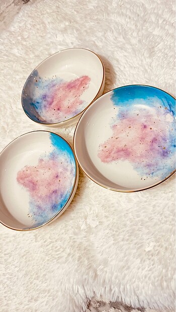 Porland Cosmos Kase 17 cm 3 adet - Görsel 2